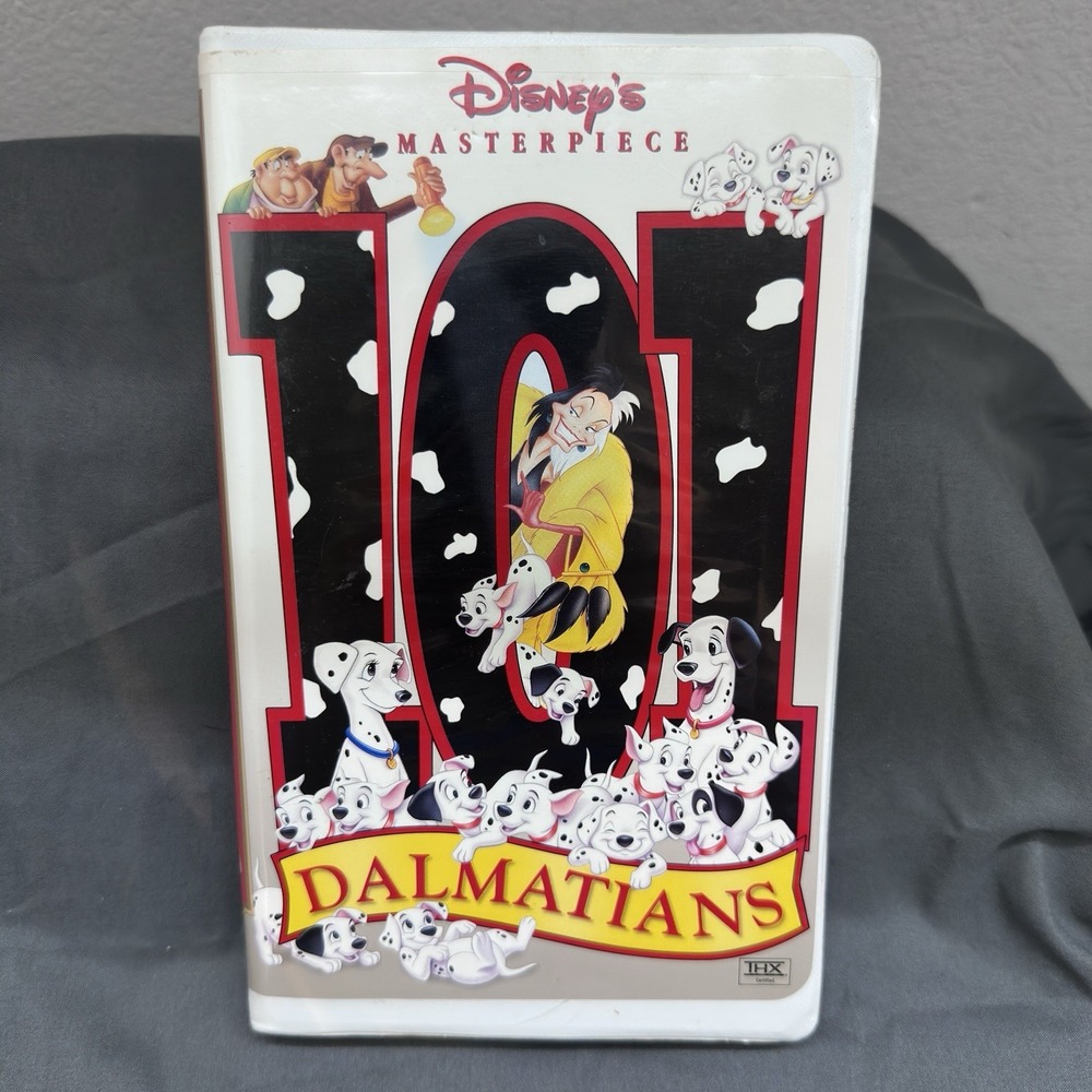 101 Dalmatians‎ VHS Disney Video Tape Masterpiece Collection Vintage Clamshell